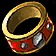 Inlaid Malachite Ring
